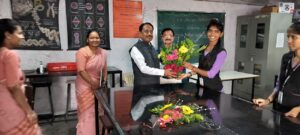 Flower arrangement and flower rangoli competitions - Shriram Mahila Vidnyan Mahavidyalaya, Paniv